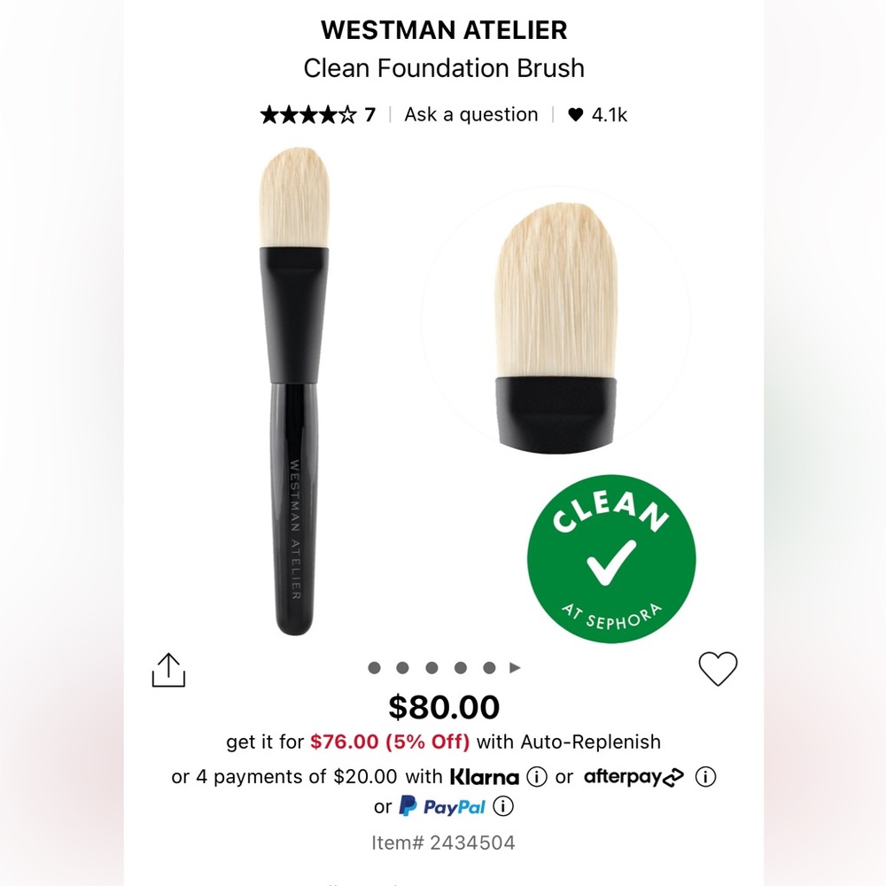 Westman Atelier Clean Foundation Brush